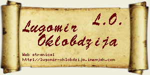 Lugomir Oklobdžija vizit kartica